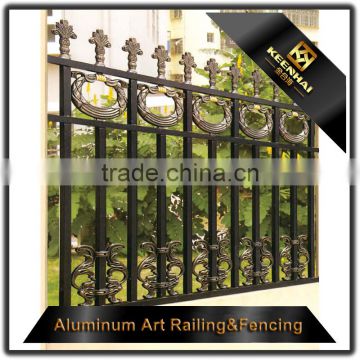 China Supplier Decorative Powder Coated Cast Aluminum Garden Border Fence