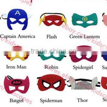 SUPERHERO Batman Captain America Spiderman Ironman Hulk Thor Supergirl Spidergirl Batgirl Mask for kids