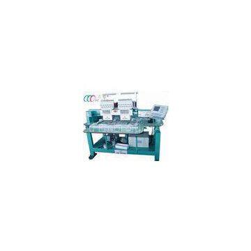 Baseball / Hat Tubular Embroidery Machine , 12 Needle double head embroidery machine