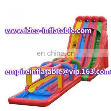 inflatable water slide with multiple lanes ID-SLL006