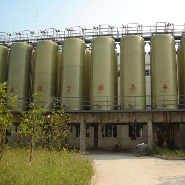 Industrial Waste Water Treatment Corrosion Resistant Tanks Fiberglass Underground Storage Tanks