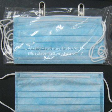 Civil 3 ply mouth caps 3 Layers Non-woven Earloop Disposable Face Mask