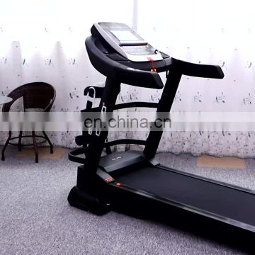 CP-A8  Blue Screen 4.0HP foldable home use motorized treadmill with incline function