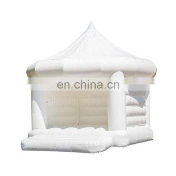 White Inflatable Bouncy Castle Tents Wedding Bounce House Jumping Bouncer For Wedding
