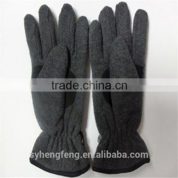 2016 wholesale winter warm thick fleece gloves for men