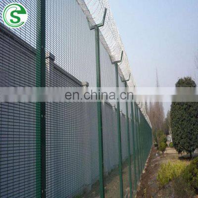 High security 358 wire mesh screen anti climb  prison fence
