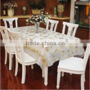 Sturdy and durable pvc tablecloth