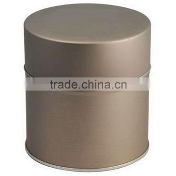 round tin box for tea and coffee package