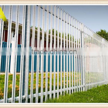 palisade galvanized-052 2.0m height security palisade fence panels