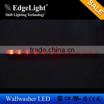 Edgelight waterproof IP65 wall washer , aluminium profile led strip CE/ROHS/UL aluminum track LED wall waher RGB LED strip