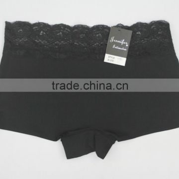 Women Gender and Adults Age Group Lace Boyshort Type and OEM Supply Type underwear for Women