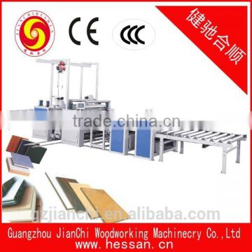 Plywood hot press MDF particie board coating laminating machine double-side pvc film and paper