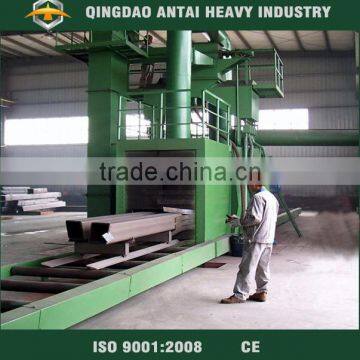 Q69 h beam shot blasting machine/cleaning machine