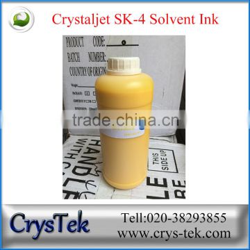Crystaljet brand sk4 solvent ink for spt 510/1020 print head