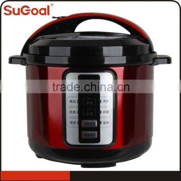 5L/6L Luxury red/black color pressure cooker/Pressure Rice Cooker