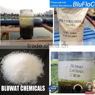 Blufloc Polyelectrolyte Flocculant for Clean Water in Textile Factory