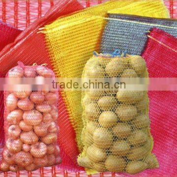 PE raschel bag knitted bag for fruits packing