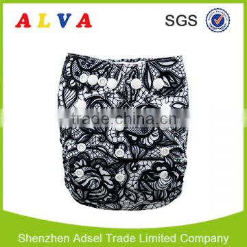 Alva New Pattern Pocket Cloth Diaper Best Baby Diaper Wholesaler