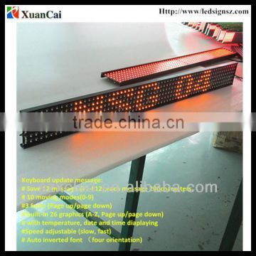 12/24V Keyboard P14-6x64 Yellow SMD in super brightness car LED screen