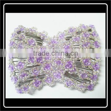 Hot-Sale fashion abstract design pair of metal hair comb,twin hair combs-BBF09036