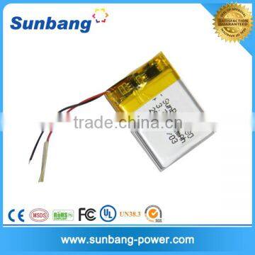 Small size lipo battery 3.7v 150mah 302530 batteries with 1 year warranty