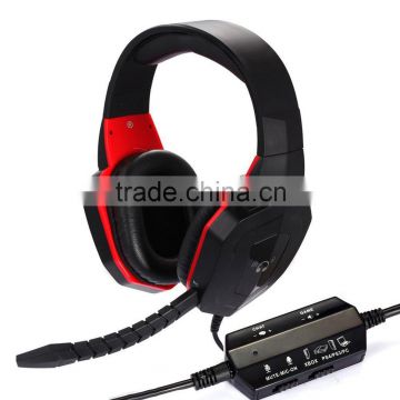 2015 New stereo computer gaming headset with microphone and remote