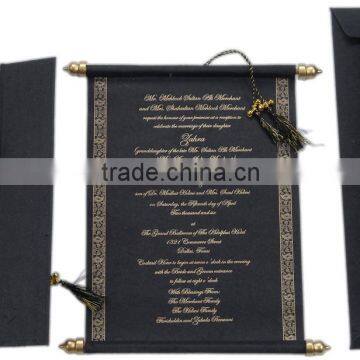 Luxury Scroll Wholesale Wedding Invitations