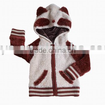 children's cardigan sweater with bear ear