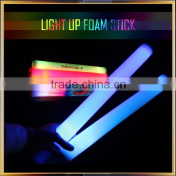 LED flashing light up foam stick, LED glow foam baton
