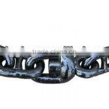 black painted Marine Anchor Chain and Anchor Shackles