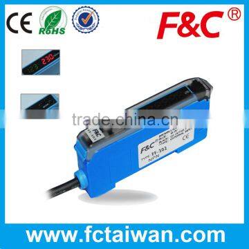 F&C FF-302 two output 12-24VDC NPN fiber optic amplifier