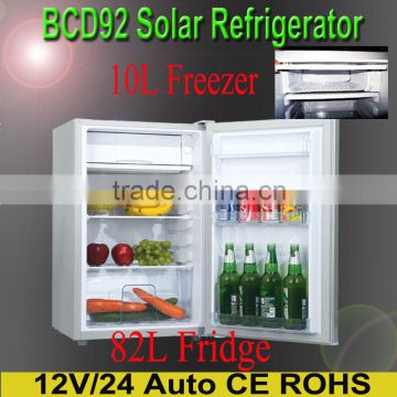Durable DC 12V/24V BCD92 Solar Power Freezer, Solar Fridge Solar refrigerator