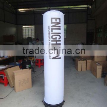 Inflatable LED lighted pillar