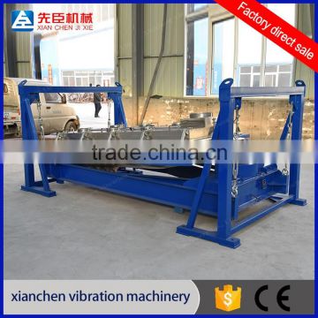 Linear gyratory vibrating screen sieving for coffee beans coconut