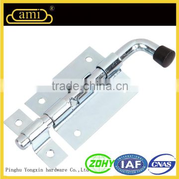 ZX Galvanized Zinc metal double latch door lock with Barrel or rack plating