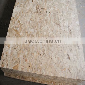 Oriented Strand Board structure in wood for roof