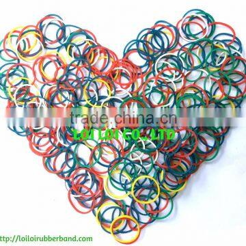 Mix colorful Bracelet Crazy DIY Cheap Elastic Rubber Loom Bands Wholesale