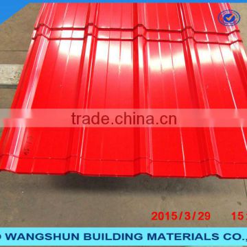 Roofing Sheets, Coloured Galvanised Trapezoid Sheets