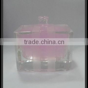 100ml with frosted stripe perfume bottle