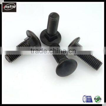 Mushroom Head Bolt DIN 603 Zinc/Black Plated Carriage Bolt