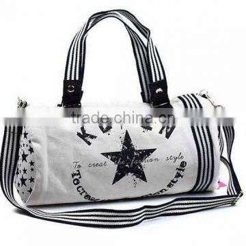 2016 Fashionable Canvas Lady Bag star printing sports handbags