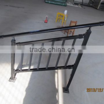 Black Powder coated Metal Stair Railings