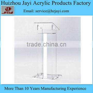 Factory wholesale clear plastic church podium
