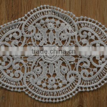 New design embroidery water soluble cotton turkish round table cloth