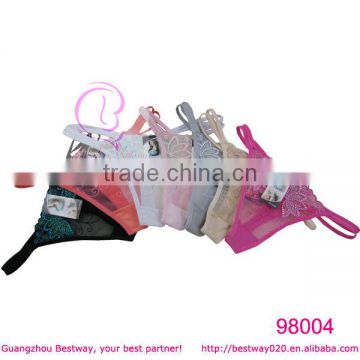 Wholesale sexy g string fashion flowers pattern g string cheap price