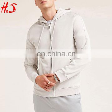 Wholesale Sports Style Casual Plain Blank Zip Up Hoodies For Men