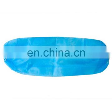 Disposable PP PE blue nonwoven Sleeve cover