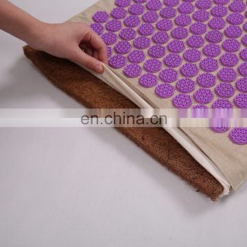 Organic cotton and Linen nail massage mat and pillow in set with top quality