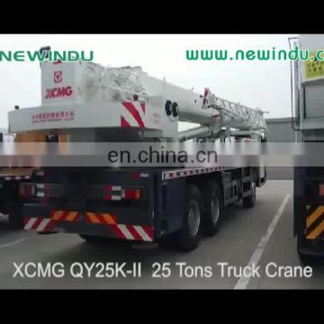 Official Manufacturer 25Ton boom truck crane hydraulic truck crane price list