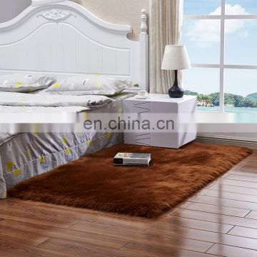 wholesale faux fur rug sheepskin long hair fur carpet